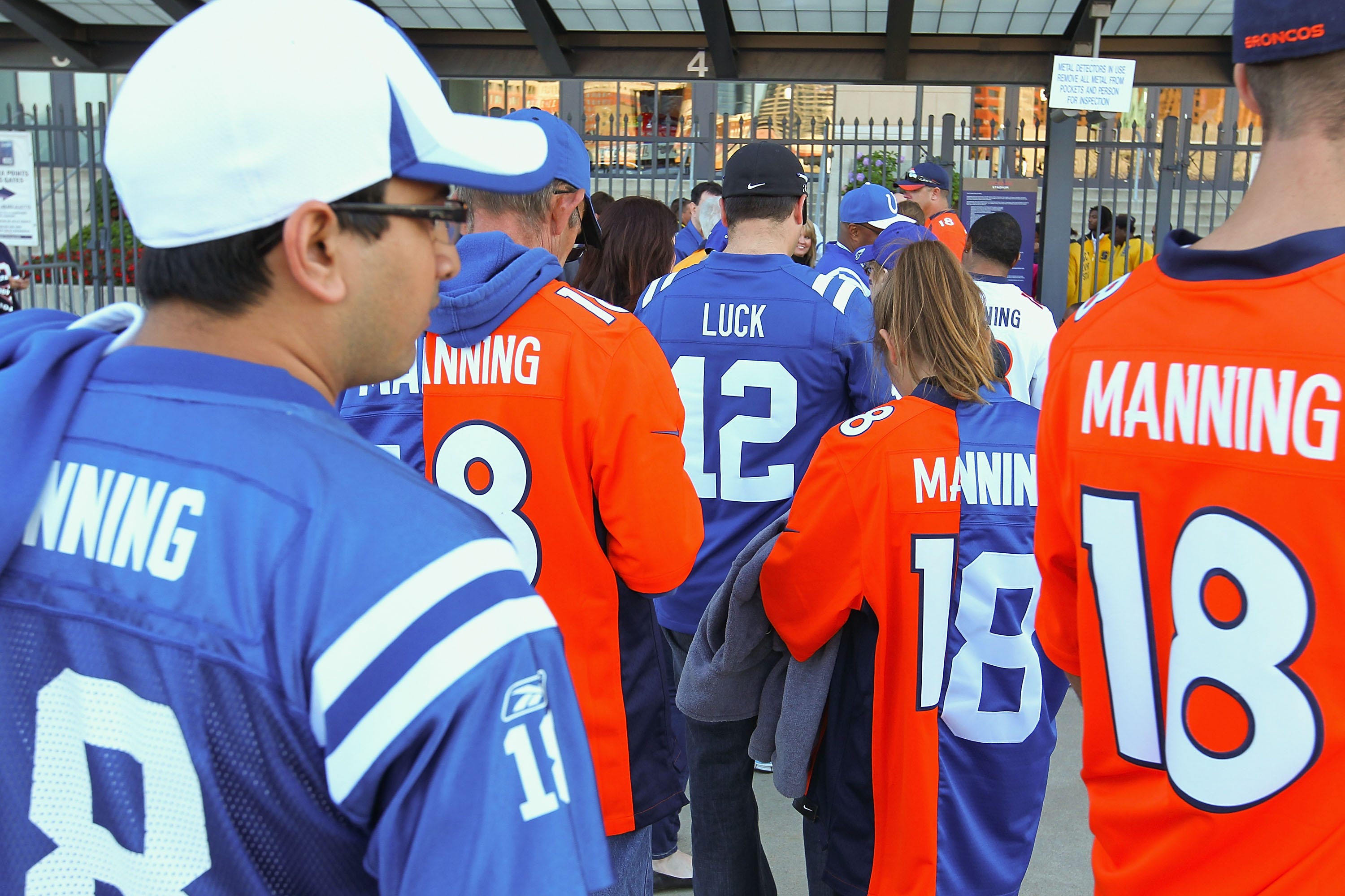 manning colts and broncos jersey